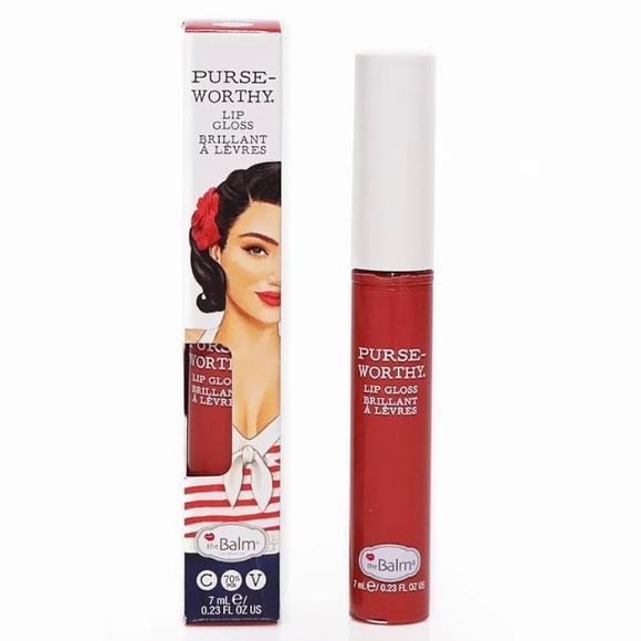 The Balm thebalm Purseworthy Lip Gloss TOTE NEW Sealed In Box - Picture 1 of 5